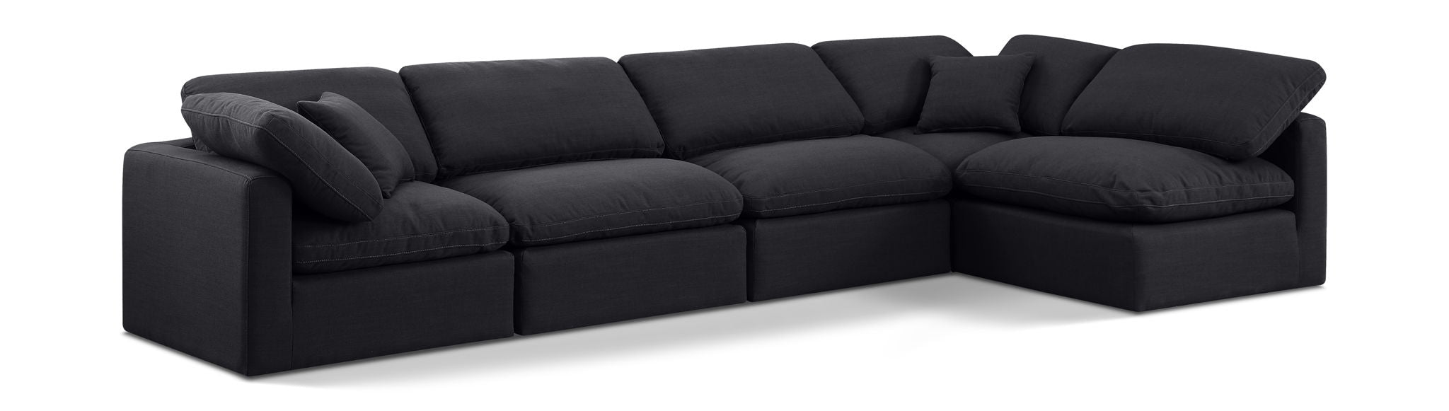 Indulge - Linen 5 Piece Modular Sectional