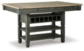 Tyler Creek - Rectangular Dining Room Counter Table - Black / Gray - Albert's Furniture (Wayne, MI)