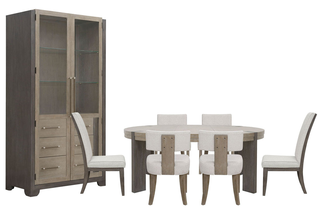 Anderson Park - Round Dining Table Set With Klismos Chairs