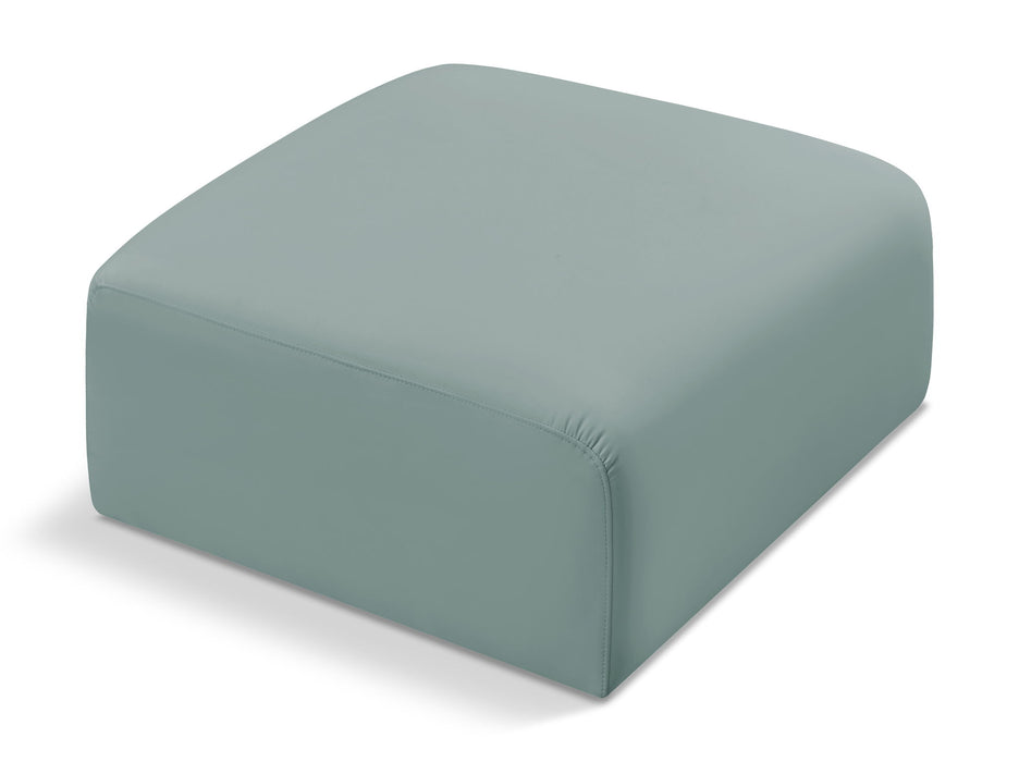 Arc - Faux Leather Ottoman