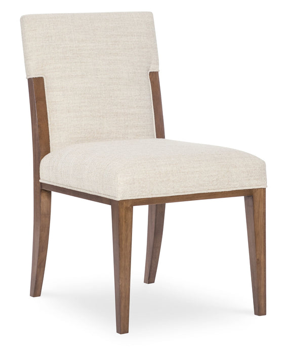 Eleana - Dining Chair - Beige / Dark Brown