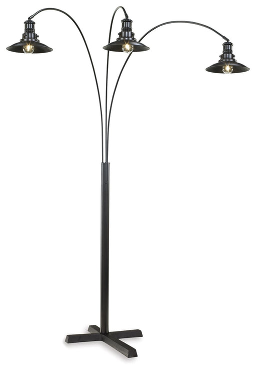 Sheriel - Black - Metal Arc Lamp - Albert's Furniture (Wayne, MI)