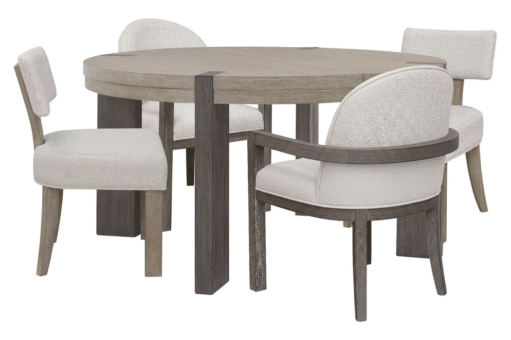 Anderson Park - Round Dining Table Set With Klismos Chairs