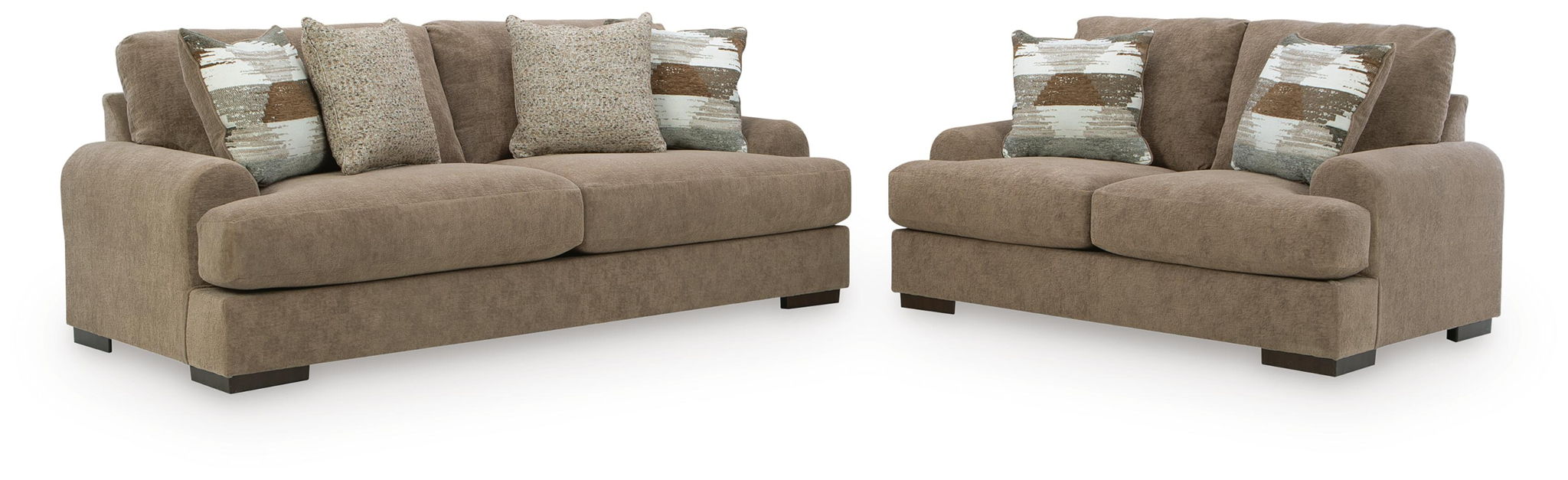 Jayne Park - 2 Pc. - Sofa And Loveseat - Pecan