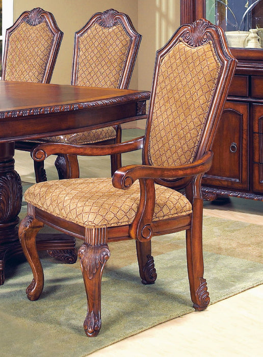 Veronica Cherry - Arm Chair (Set of 2) - Dark Brown