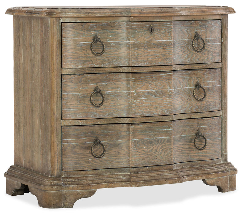 Boheme - Bastogne 3-Drawer Nightstand - Light Brown