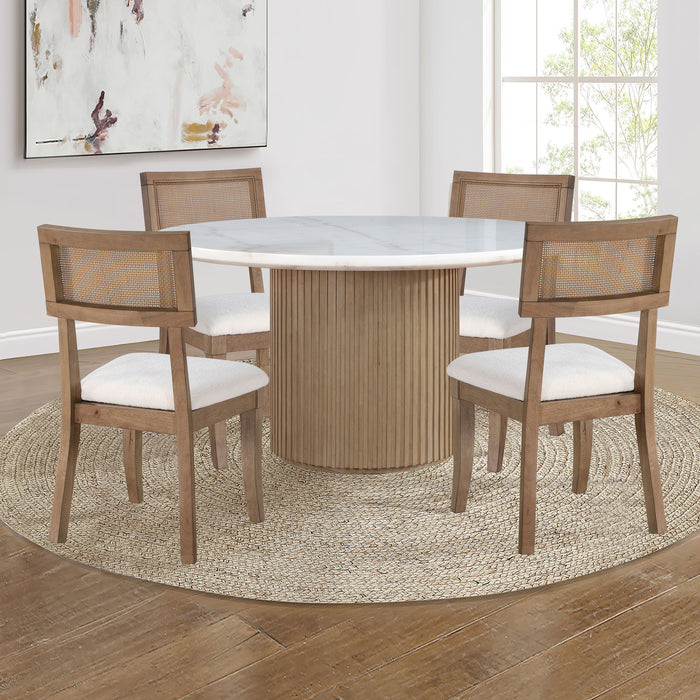 Colvin - Dining Set With Cane Chairs