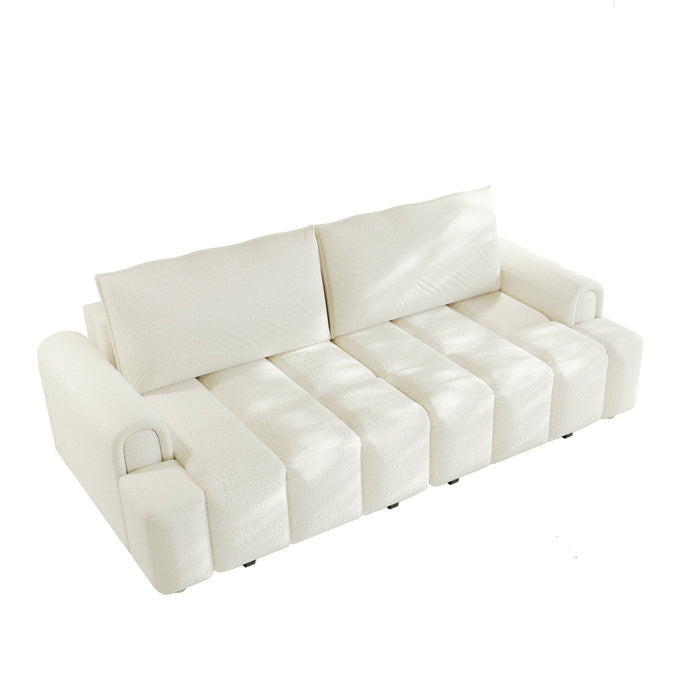 4 Seater Modern Couch With Seats Storage