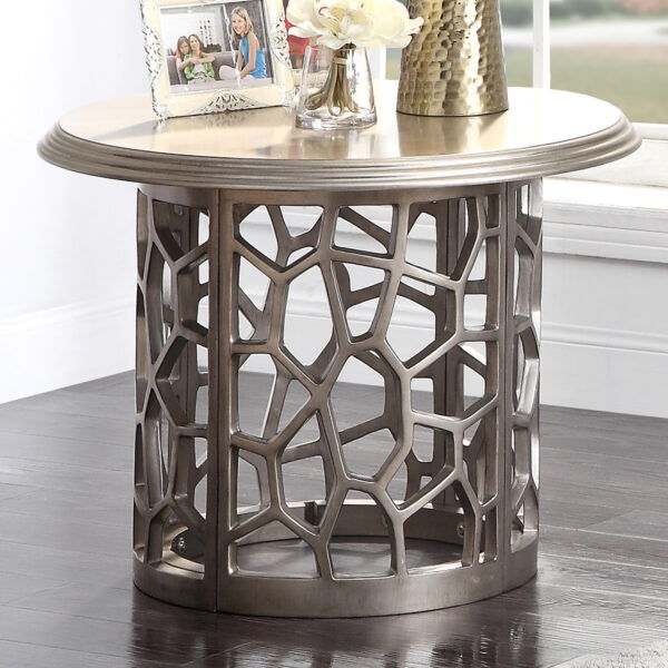 HD-8912SG - End Table - Silver Gray