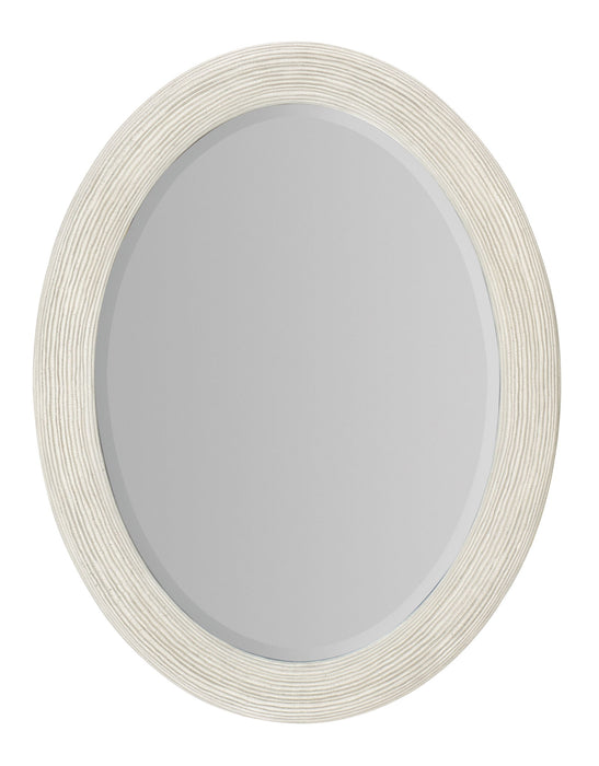 Serenity - Amelia Oval Mirror - White