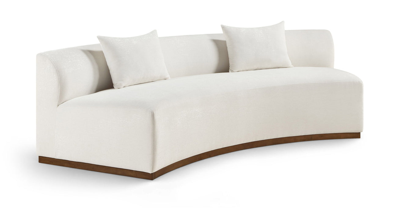 Avanti - 104" Chenille Fabric Upholstered Sofa
