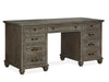 Lancaster - Executive Desk - Dove Tail Gray - Albert's Furniture (Wayne, MI)