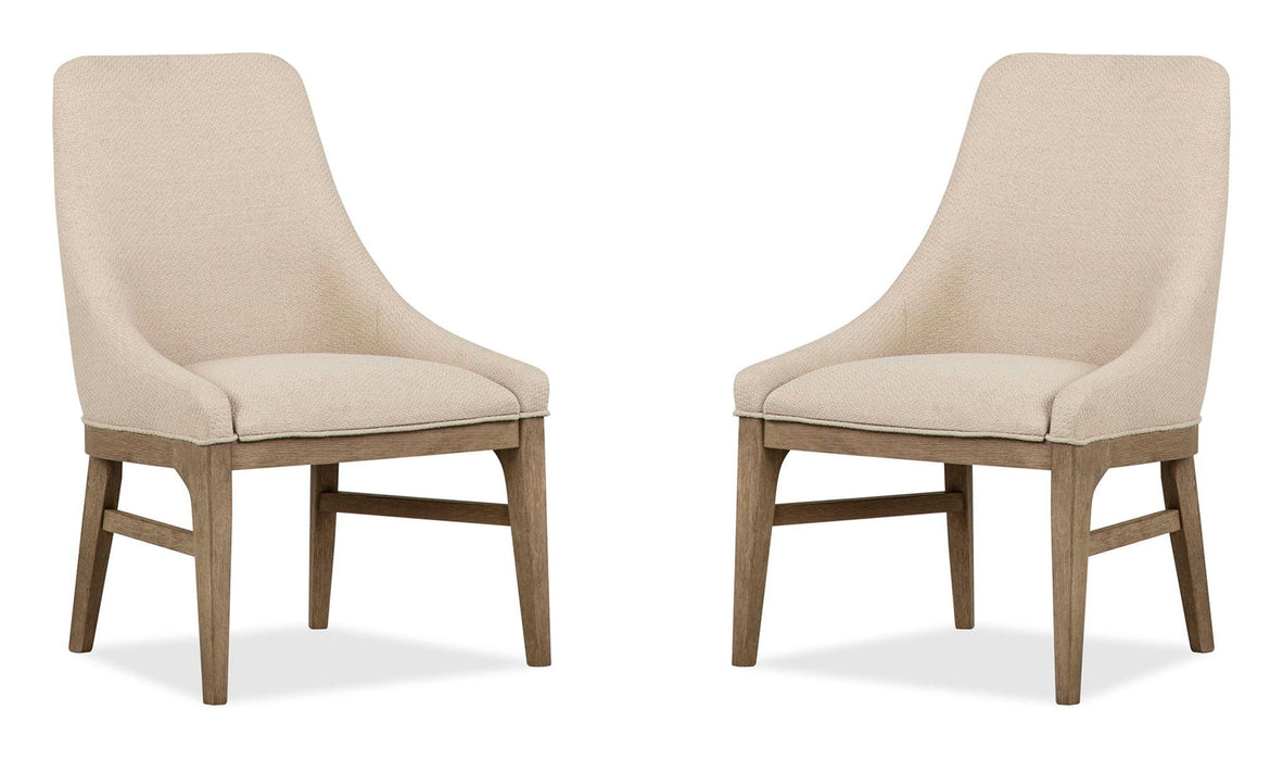 Tristan - Upholstered Arm Chair (Set of 2) - Swiss Coffee