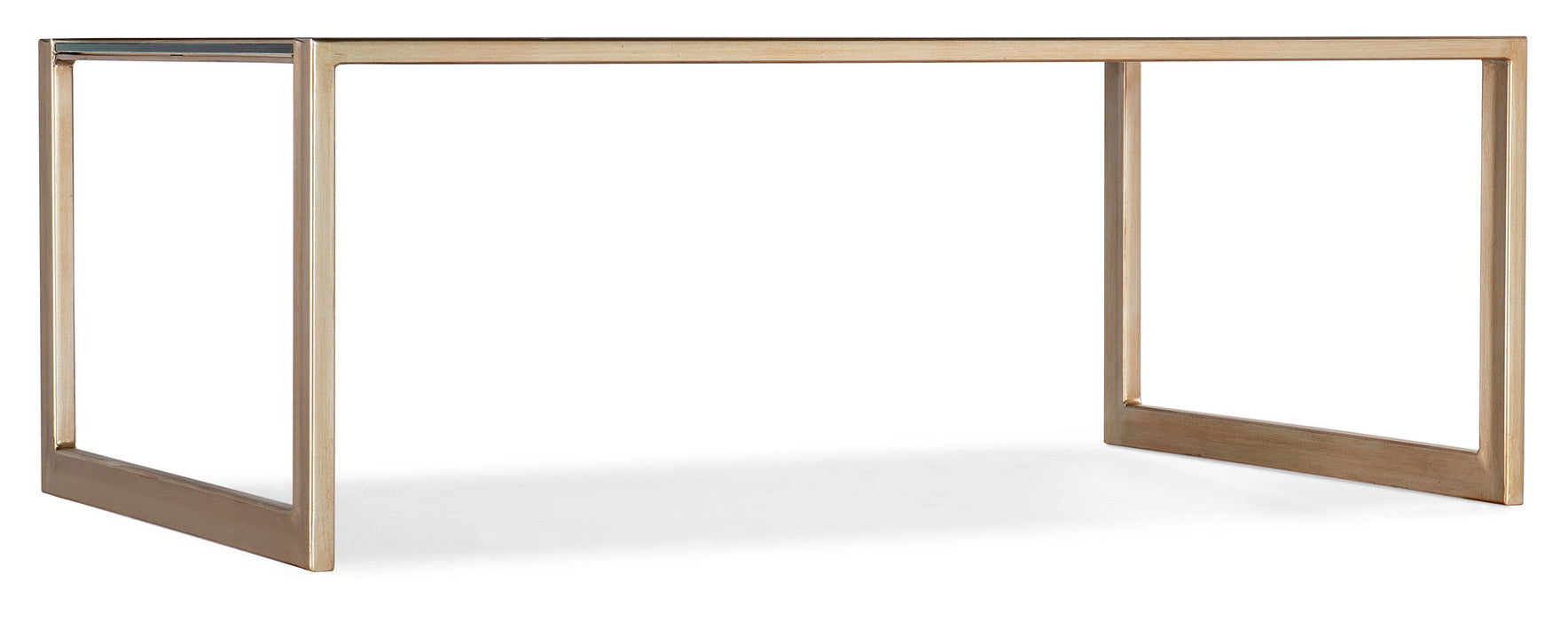 Melange - Koi Rectangle Cocktail Table - Gold