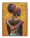 Sunlit Elegance - 30" x 40" Framed Wall Art - Orange - Albert's Furniture (Wayne, MI)