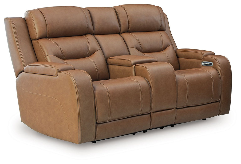 Knightington - Power Reclining Loveseat With Audio Seating - Albert's Furniture (Wayne, MI)