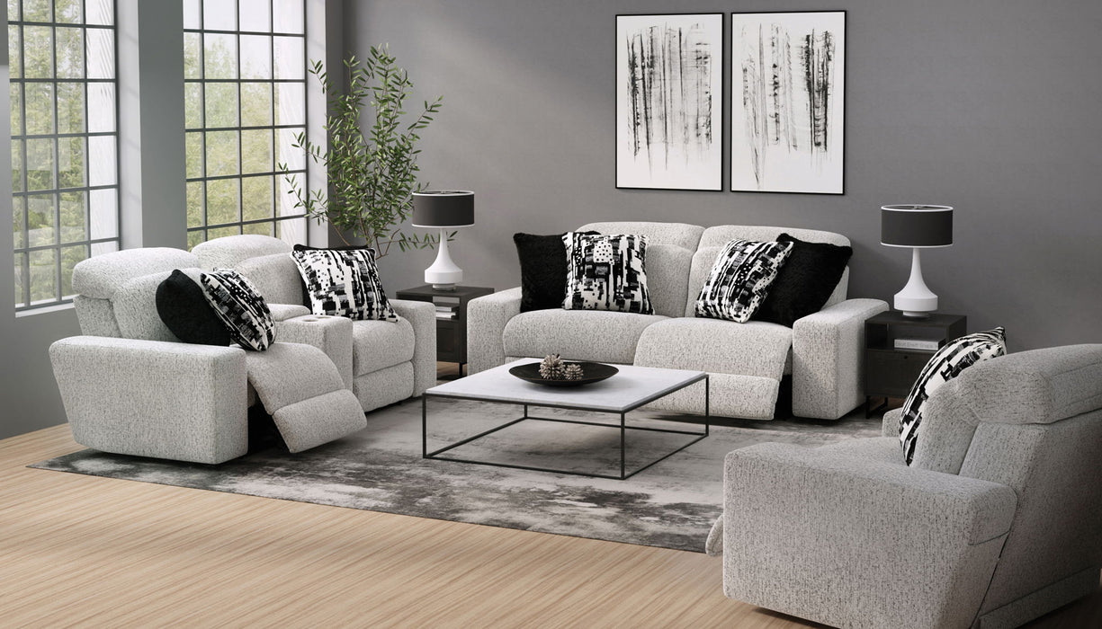 Darby - Power Adjustable Headrest Power Lay Flat Recliner - Seal / Shadow