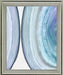 Glacial Veil - 28" x 34" Framed Wall Art - Light Blue - Albert's Furniture (Wayne, MI)