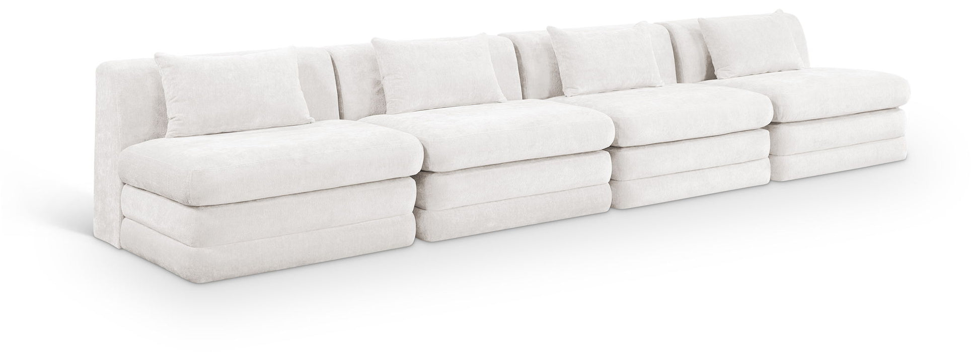 Stellar - 4 Piece Upholstered Modular Sectional