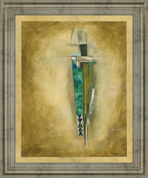 Golden Echo - 28" x 34" Framed Wall Art - Gold - Albert's Furniture (Wayne, MI)