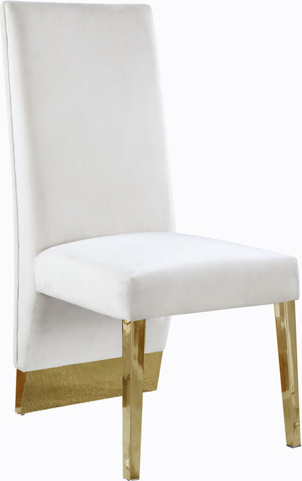 Porsha - Dining Chair with Gold Legs (Set of 2)