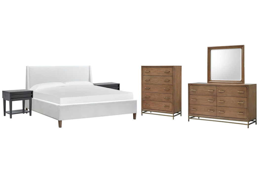 Lindon - Upholstered Island Bed Set
