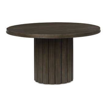 Radkin - Round Dining Room Table - Burnished Brown - Albert's Furniture (Wayne, MI)