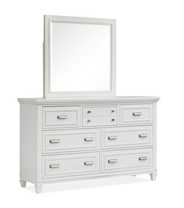 Charleston - Drawer Dresser With Landscape Mirror - Albert's Furniture (Wayne, MI)