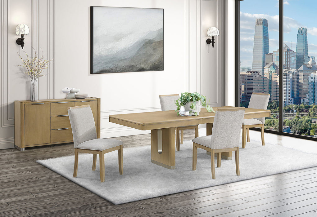 D1248 - 9 Piece Dining Room Set (D1248 Dining Table And 8 DC9 Dining Chairs) - Natural