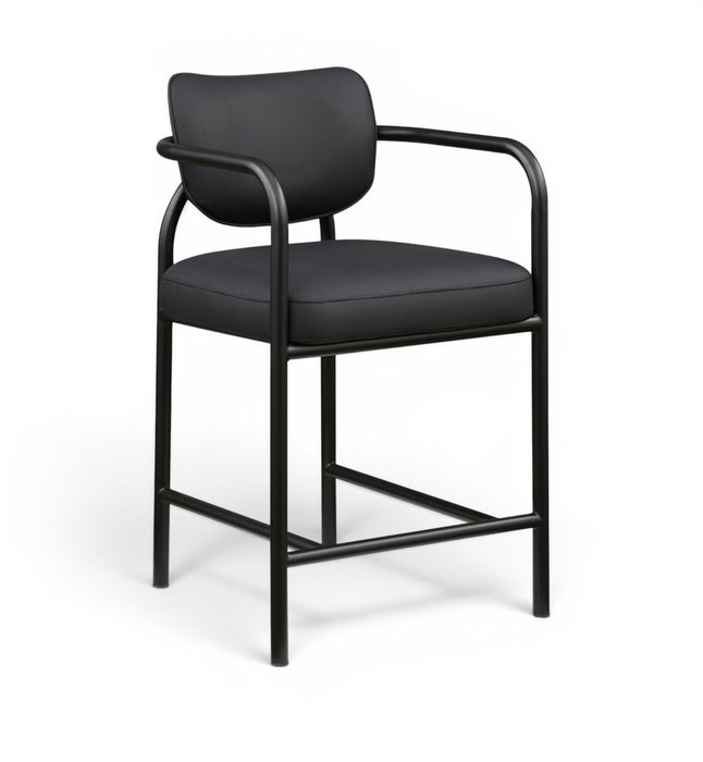 Serava - Vegan Leather Upholstered Bar Stool