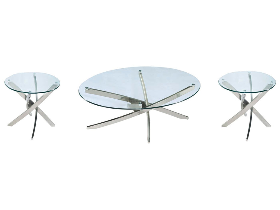 Zila - Oval Cocktail Table Set