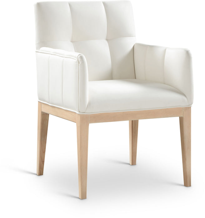 Adrian - Dining Arm Chair (Set of 2) - Light Brown Legs