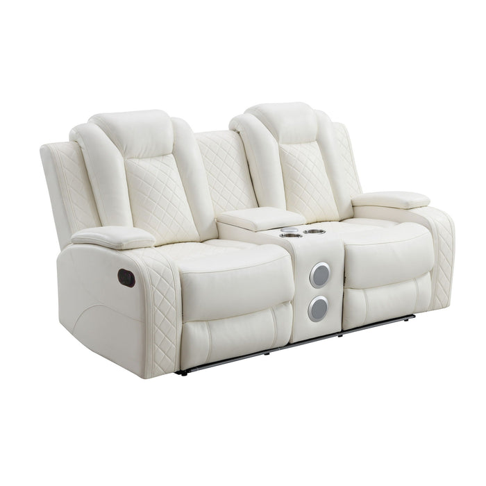 Orion II - Console Loveseat With Dual Recliners - Albert's Furniture (Wayne, MI)