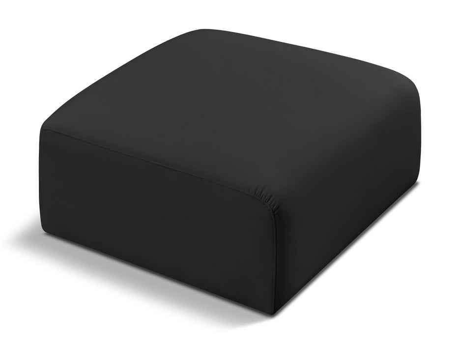 Arc - Faux Leather Ottoman