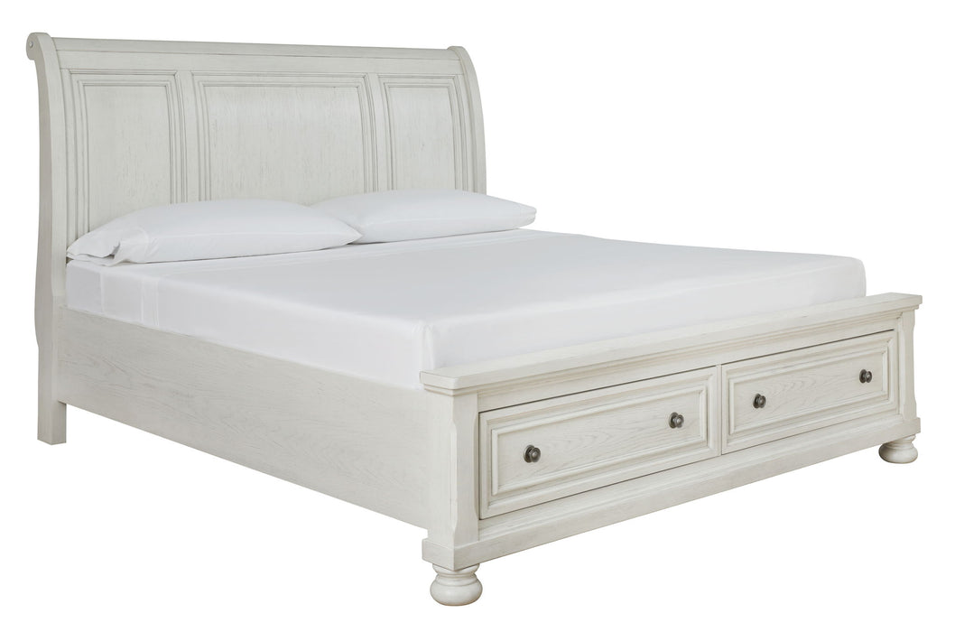 Robbinsdale - Sleigh Bed - Albert's Furniture (Wayne, MI)