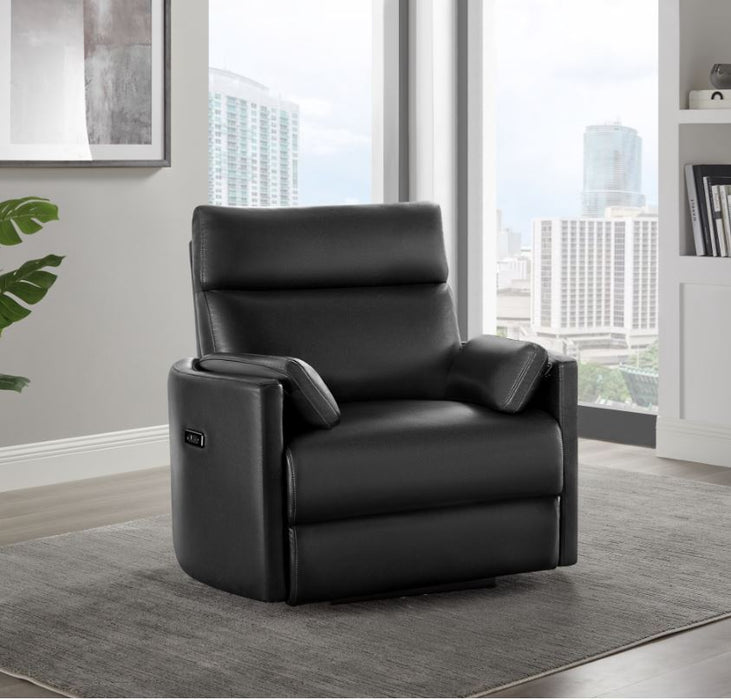 U8571 - Power Recliner - Charcoal / Dark Gray