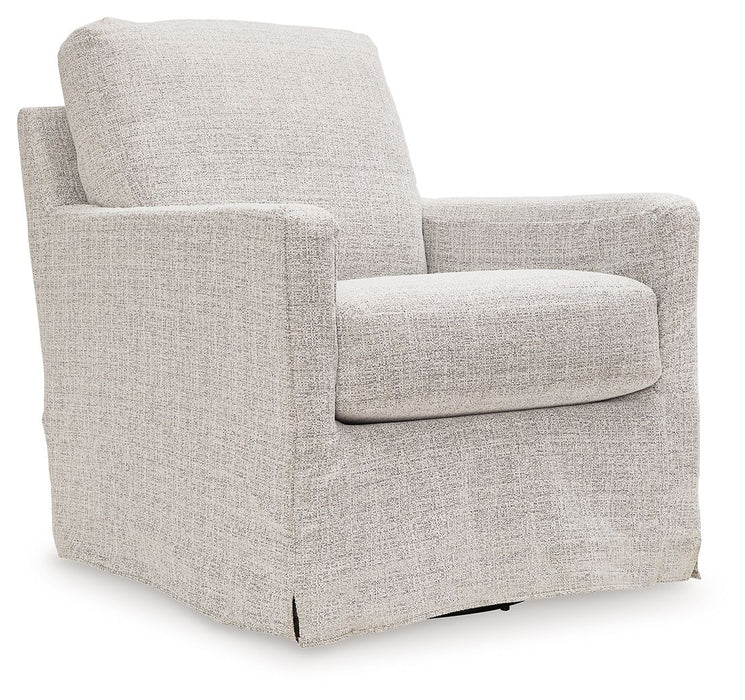 Nenana Next-Gen Nuvella - Swivel Glider Accent Chair - Albert's Furniture (Wayne, MI)