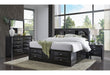 Linda - 5 Piece Queen Bedroom Set - Black - Albert's Furniture (Wayne, MI)