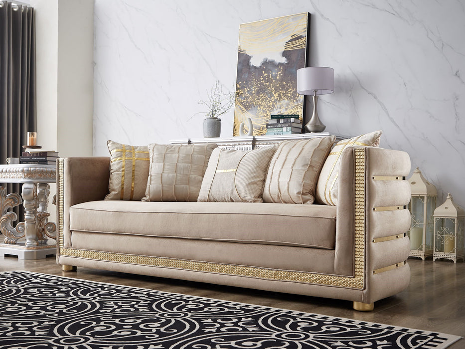 HD-9040 - Loveseat - Beige