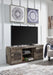 Derekson - LG TV Stand w/Fireplace Option - Multi Gray - Albert's Furniture (Wayne, MI)