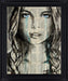 Vision - 28" x 34" Framed Wall Art - Dark Gray - Albert's Furniture (Wayne, MI)