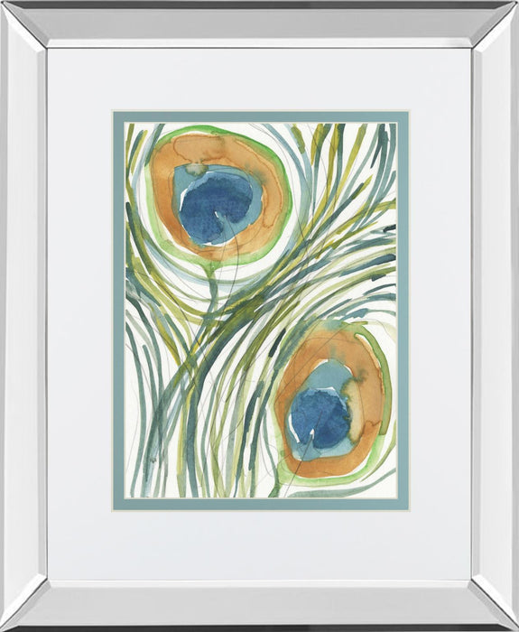 Peacock Abstract II By Samuel Dixon - Green