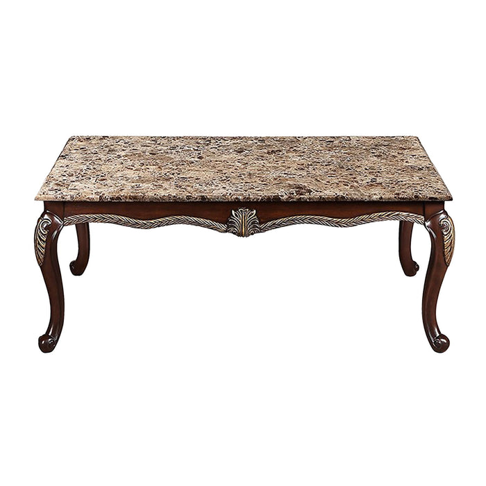 Maximus - Marble Cocktail Table - Dark Brown