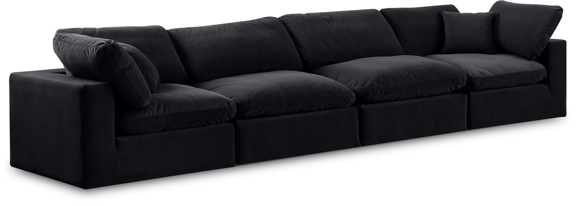 Comfy - Velvet Modular Sofa 4 Seats