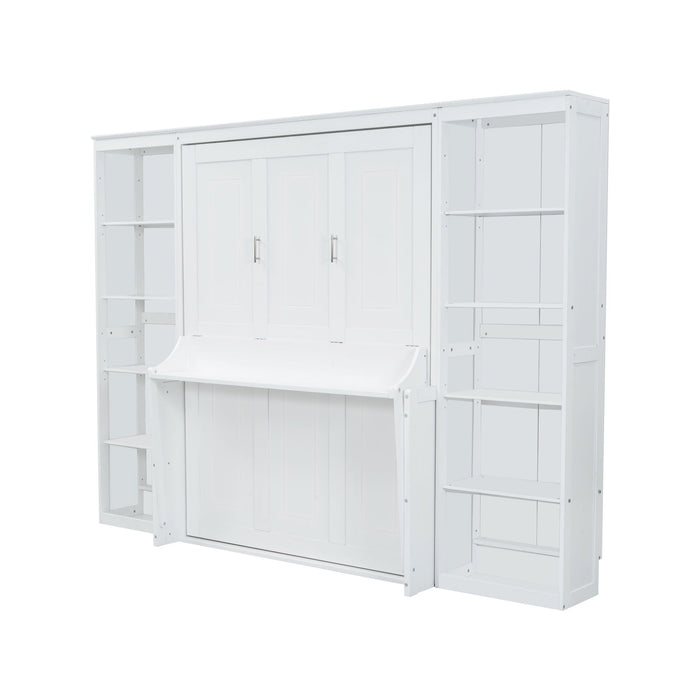 Murphy Bed With Desk And Bookshelf