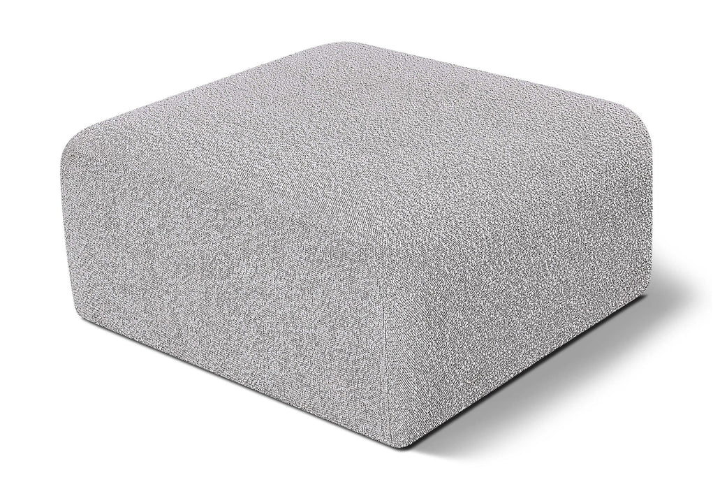 Arc - Boucle Fabric Ottoman