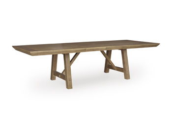 Ridgester - Rectangular Dining Room Extension Table - Light Brown - Albert's Furniture (Wayne, MI)