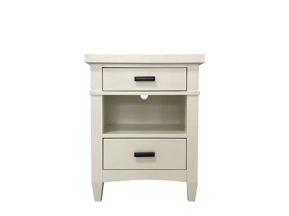 Americana Modern Bedroom - 2 Drawer Nightstand