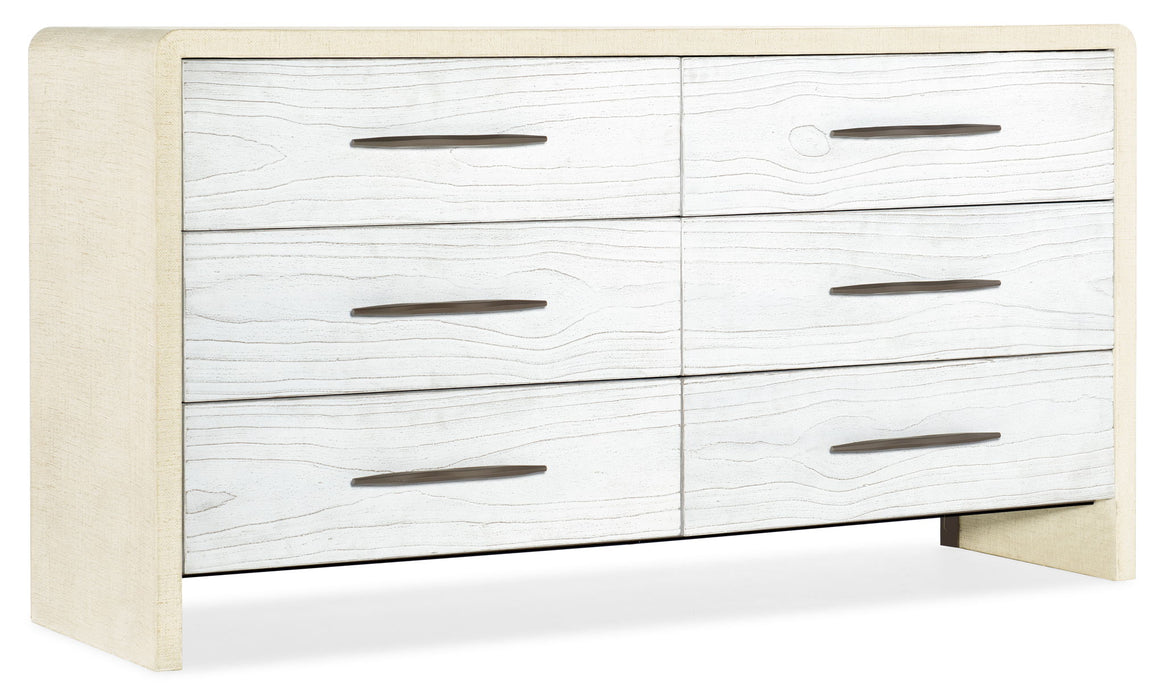Cascade - 6-Drawer Dresser - White