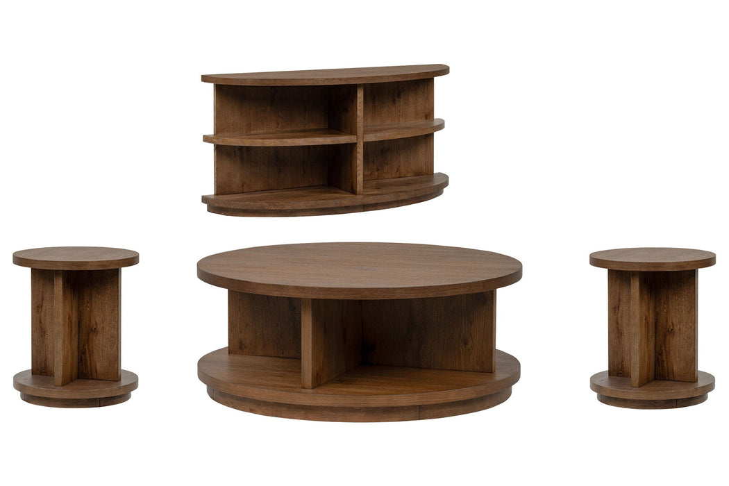 Oswald - Round Cocktail Table Set